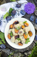 Delicious sweet dumplings