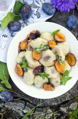 Delicious sweet dumplings