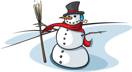 snowman_with_broom