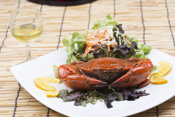 Fresh Steam red crab