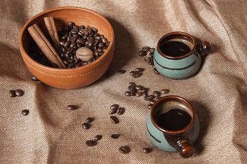Obraz na płótnie Canvas Coffee cups