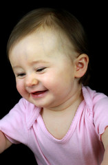 Naklejka premium Baby Girl Smile