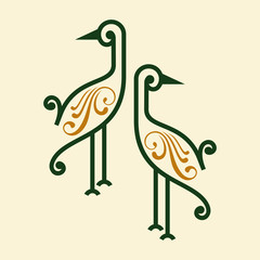 bird icon vector