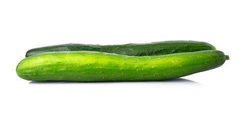 Cucumber isolated on white background