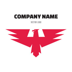 Eagle Abstract Sign for Business Company - vector logo template.