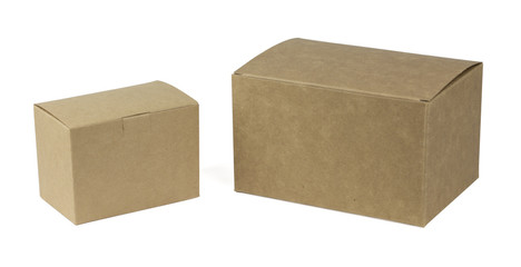 photo of cardboard boxes