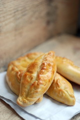 Traditional Russian cabbage pies