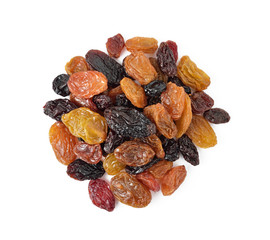 raisins isolated on white background