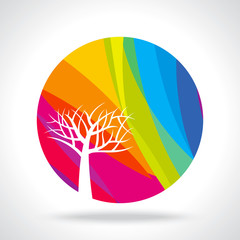 autumn abstract tree