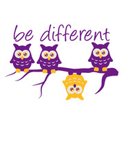 Anderst Be Different 4 Eulen verschieden