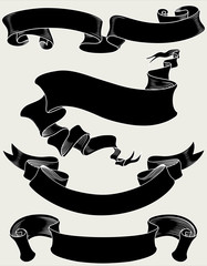 Black Banners Set © Giraphics
