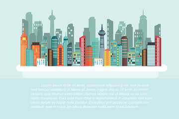 cityscape - Flat design