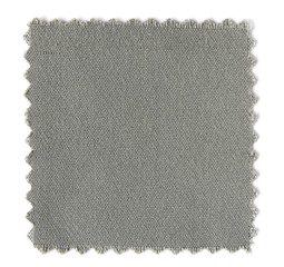 fabric swatch samples isolated on white background
