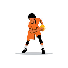 Basketball  vector sign