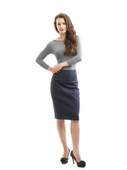 Fototapeta premium Young businesswoman portrait