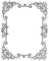 Floral frame