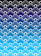 Seamless waves pattern