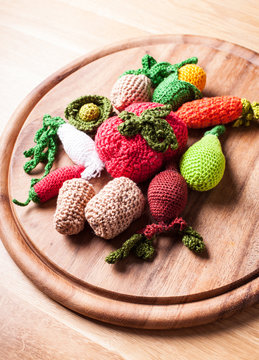Crochet vegetables