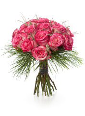 Obraz premium Pink Roses bouquet