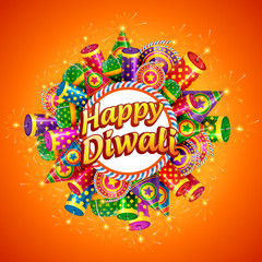 Happy diwali background