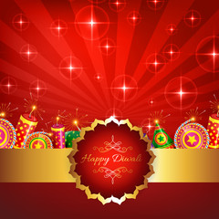 Naklejka premium Creative design of diwali