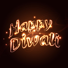 Happy diwali text