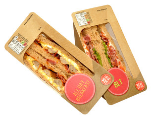 Packs Of Sandwiches