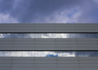 Building with glass windows for Business