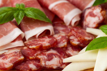 Variety of meat products
