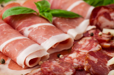 Variety of meat products
