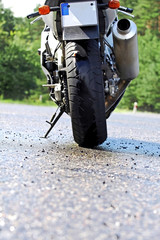 Motorbike - Rear View