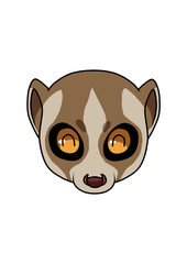 Happy Lemur Face