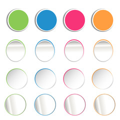 Vector illustration round notes