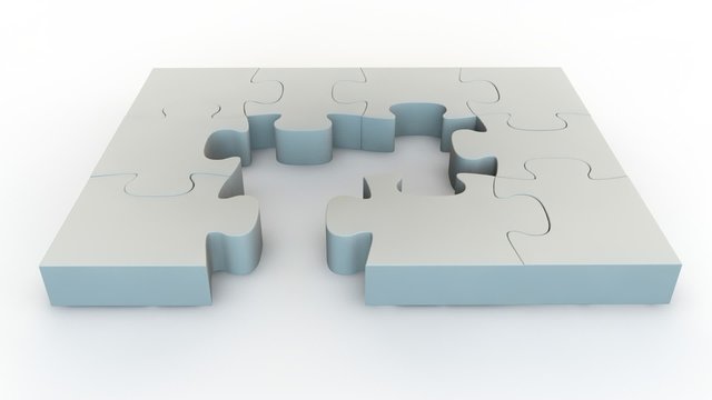 Jigsaw falling puzzle