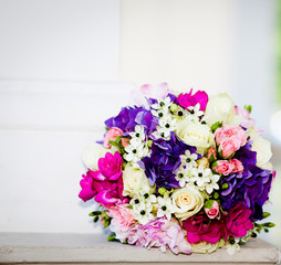 Beautiful wedding bouquet