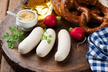bavarian white sausage