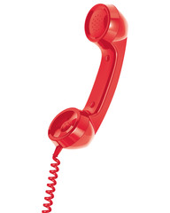 Handset of telephone. Isolated. Vector illustration - 70614362