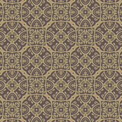 Floral Seamless Vector Pattern. Orient Abstract Background