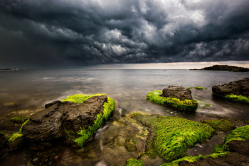 Stormy sea near Varvara, Bulgaria