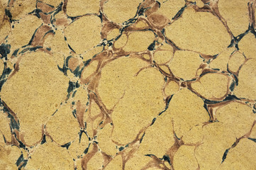 Hintergrund marmoriertes Dekorpapier um 1880