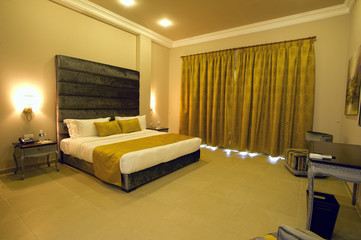 5 stars luxury hotel room