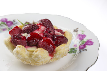 Raspberry cake