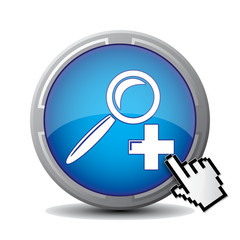 Fototapeta premium SEARCH PLUS ICON