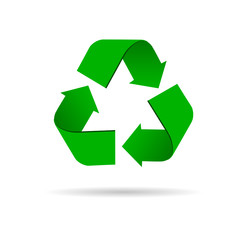 sign for recycling color vector