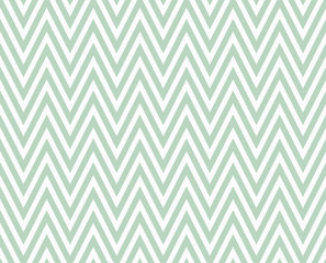 Green and White Zigzag Textured Fabric Repeat Pattern Background