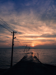 幻想的夕暮れ