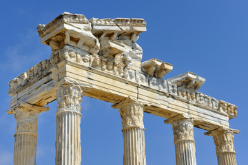 Turchia, rovine del tempio di Apollo a  Side, presso Antalya