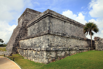 Fototapeta na wymiar Ancient Mayan stone observatory