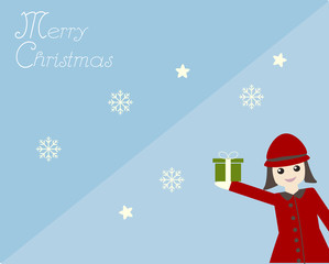 Merry Christmas with kid