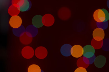 red bokeh